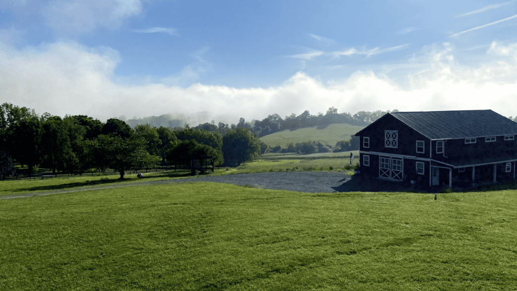 Waterford Christian Co-op Barn Landscape